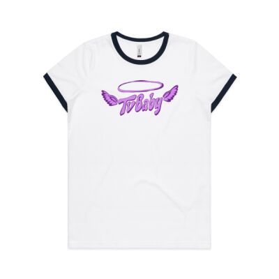 TV Baby: ringer tee Thumbnail