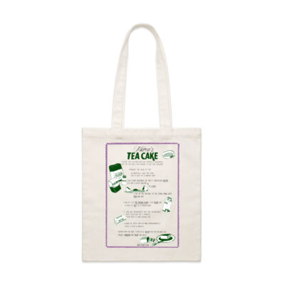 Mama's Tea Cake: tote bag Thumbnail